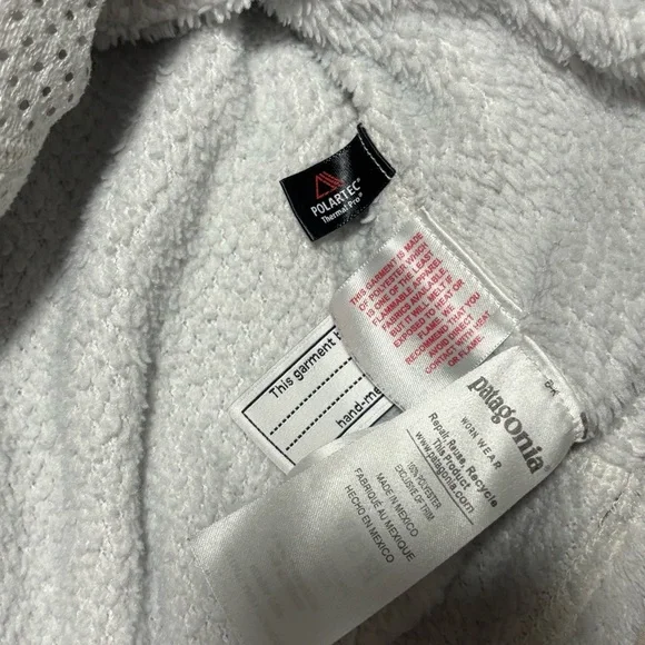 Patagonia youth fleece polartec Sweater pullover size 10 child snap up coat - Picture 8 of 8